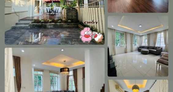 VILLA FOR RENT IN VIP AREA MY VAN 1 - IDEAL LIVING SPACE WITH A LUXURIOUS PRIVATE SWIMMING POOL.